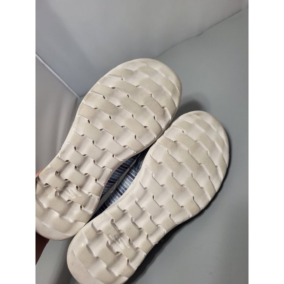 Skechers On the Go Blue Striped Boat Shoes Size 7.5 - SN136077 - Picture 5 of 5